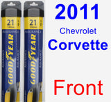 Front Wiper Blade Pack for 2011 Chevrolet Corvette - Assurance