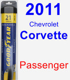 Passenger Wiper Blade for 2011 Chevrolet Corvette - Assurance