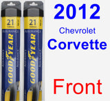Front Wiper Blade Pack for 2012 Chevrolet Corvette - Assurance