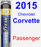 Passenger Wiper Blade for 2015 Chevrolet Corvette - Assurance