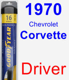 Driver Wiper Blade for 1970 Chevrolet Corvette - Assurance