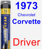 Driver Wiper Blade for 1973 Chevrolet Corvette - Assurance