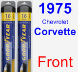 Front Wiper Blade Pack for 1975 Chevrolet Corvette - Assurance