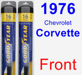 Front Wiper Blade Pack for 1976 Chevrolet Corvette - Assurance