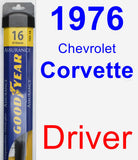 Driver Wiper Blade for 1976 Chevrolet Corvette - Assurance