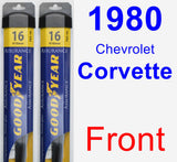 Front Wiper Blade Pack for 1980 Chevrolet Corvette - Assurance