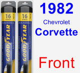 Front Wiper Blade Pack for 1982 Chevrolet Corvette - Assurance