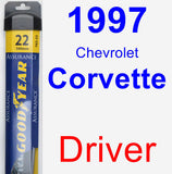 Driver Wiper Blade for 1997 Chevrolet Corvette - Assurance