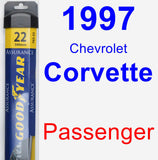 Passenger Wiper Blade for 1997 Chevrolet Corvette - Assurance