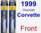 Front Wiper Blade Pack for 1999 Chevrolet Corvette - Assurance