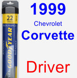 Driver Wiper Blade for 1999 Chevrolet Corvette - Assurance