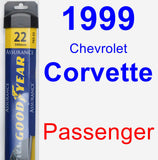 Passenger Wiper Blade for 1999 Chevrolet Corvette - Assurance