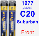 Front Wiper Blade Pack for 1977 Chevrolet C20 Suburban - Assurance