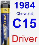 Driver Wiper Blade for 1984 Chevrolet C15 - Assurance