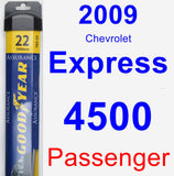 Passenger Wiper Blade for 2009 Chevrolet Express 4500 - Assurance