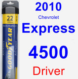 Driver Wiper Blade for 2010 Chevrolet Express 4500 - Assurance