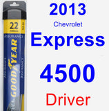 Driver Wiper Blade for 2013 Chevrolet Express 4500 - Assurance