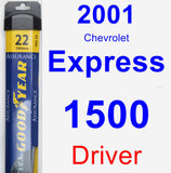 Driver Wiper Blade for 2001 Chevrolet Express 1500 - Assurance