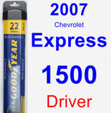Driver Wiper Blade for 2007 Chevrolet Express 1500 - Assurance