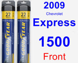 Front Wiper Blade Pack for 2009 Chevrolet Express 1500 - Assurance