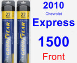 Front Wiper Blade Pack for 2010 Chevrolet Express 1500 - Assurance