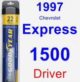 Driver Wiper Blade for 1997 Chevrolet Express 1500 - Assurance