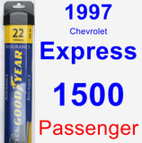 Passenger Wiper Blade for 1997 Chevrolet Express 1500 - Assurance