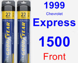 Front Wiper Blade Pack for 1999 Chevrolet Express 1500 - Assurance
