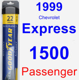 Passenger Wiper Blade for 1999 Chevrolet Express 1500 - Assurance