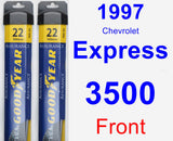 Front Wiper Blade Pack for 1997 Chevrolet Express 3500 - Assurance