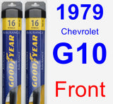 Front Wiper Blade Pack for 1979 Chevrolet G10 - Assurance