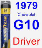 Driver Wiper Blade for 1979 Chevrolet G10 - Assurance