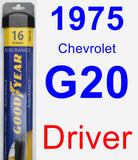 Driver Wiper Blade for 1975 Chevrolet G20 - Assurance