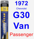 Passenger Wiper Blade for 1972 Chevrolet G30 Van - Assurance