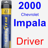 Driver Wiper Blade for 2000 Chevrolet Impala - Assurance