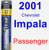 Passenger Wiper Blade for 2001 Chevrolet Impala - Assurance