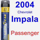 Passenger Wiper Blade for 2004 Chevrolet Impala - Assurance