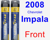Front Wiper Blade Pack for 2008 Chevrolet Impala - Assurance