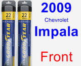 Front Wiper Blade Pack for 2009 Chevrolet Impala - Assurance