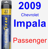 Passenger Wiper Blade for 2009 Chevrolet Impala - Assurance