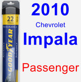 Passenger Wiper Blade for 2010 Chevrolet Impala - Assurance