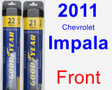 Front Wiper Blade Pack for 2011 Chevrolet Impala - Assurance