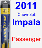 Passenger Wiper Blade for 2011 Chevrolet Impala - Assurance