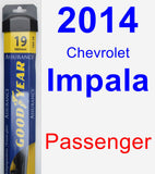 Passenger Wiper Blade for 2014 Chevrolet Impala - Assurance