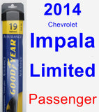 Passenger Wiper Blade for 2014 Chevrolet Impala Limited - Assurance