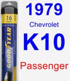 Passenger Wiper Blade for 1979 Chevrolet K10 - Assurance