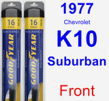 Front Wiper Blade Pack for 1977 Chevrolet K10 Suburban - Assurance