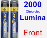Front Wiper Blade Pack for 2000 Chevrolet Lumina - Assurance