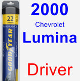 Driver Wiper Blade for 2000 Chevrolet Lumina - Assurance