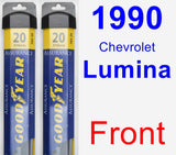 Front Wiper Blade Pack for 1990 Chevrolet Lumina - Assurance